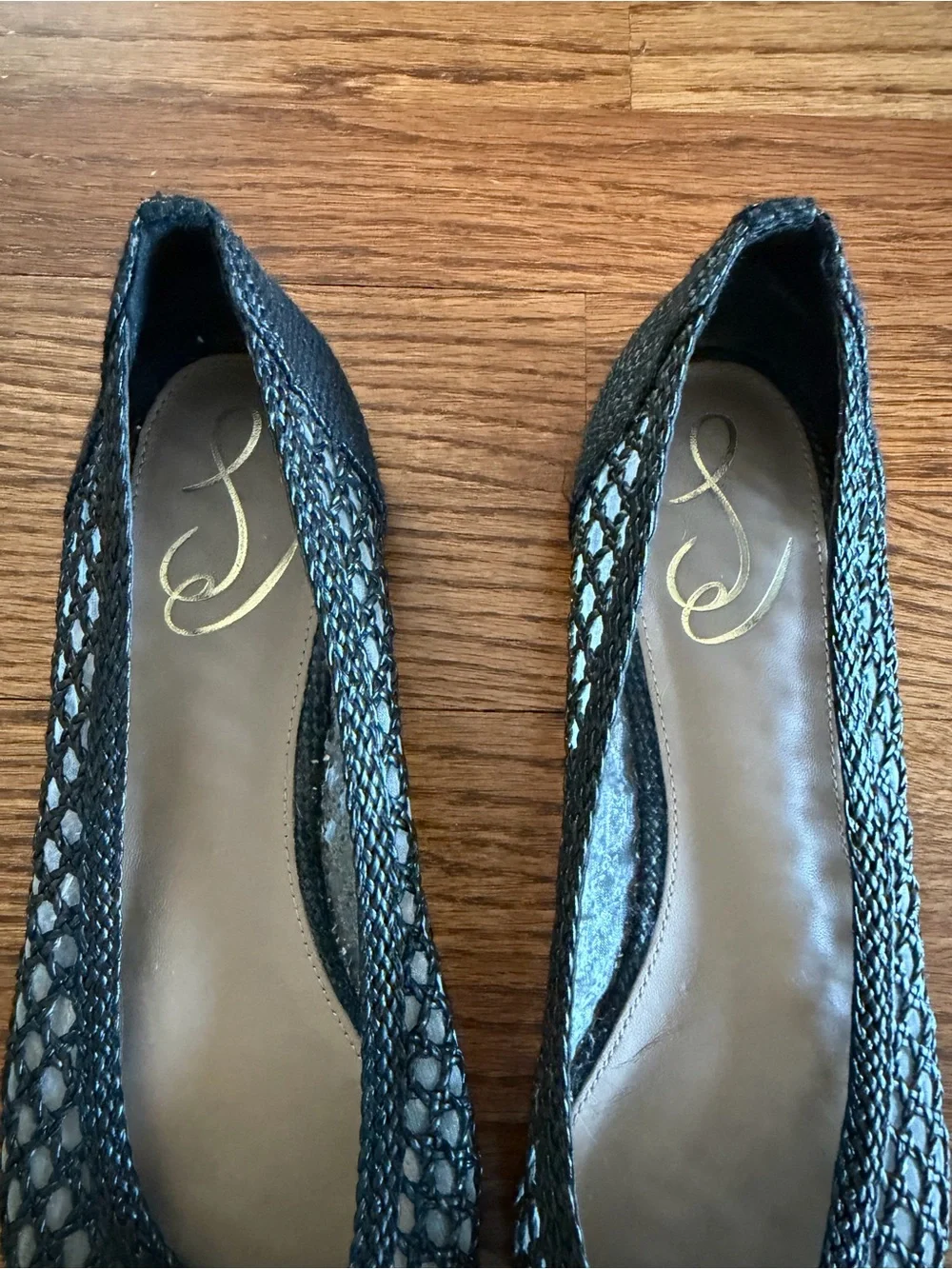 SAM EDELMAN May Woven Ballet Flats - Women's Comfort Slip-On 10